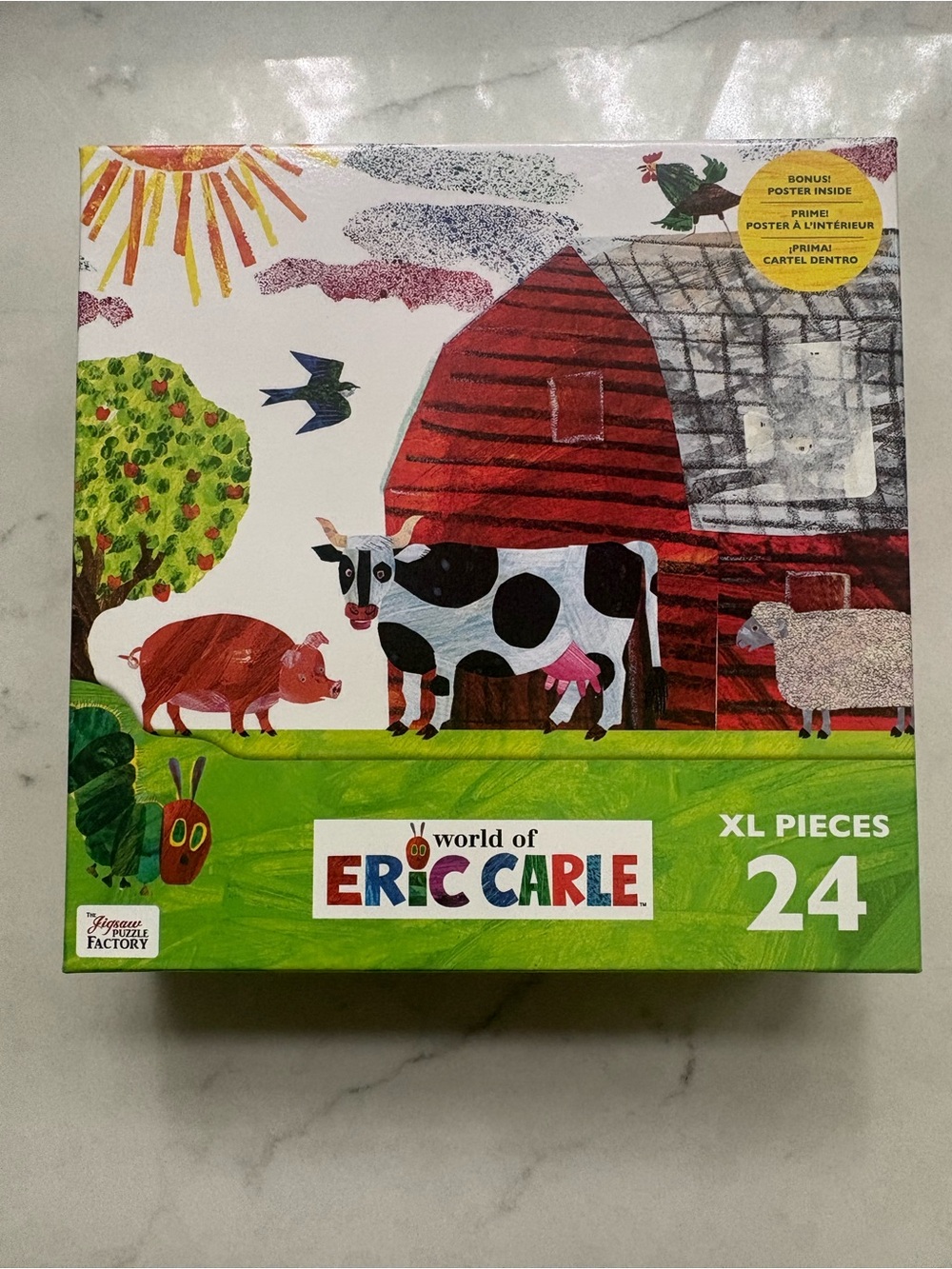 World of Eric Carle Kids Puzzle - Red Barn Design, 24 XL Pieces